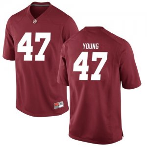 Youth Alabama Crimson Tide #9 Byron Young Crimson Replica NCAA College Football Jersey 2403ITAR0